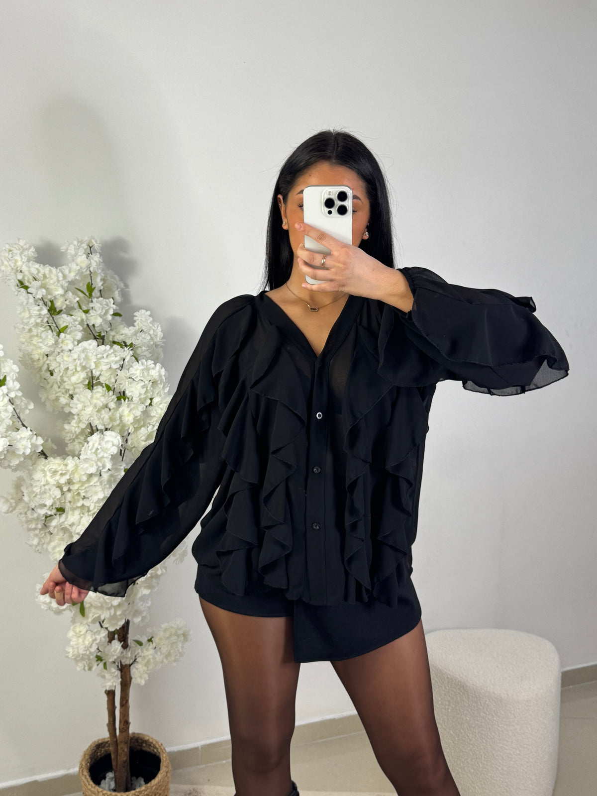 Blouse volant