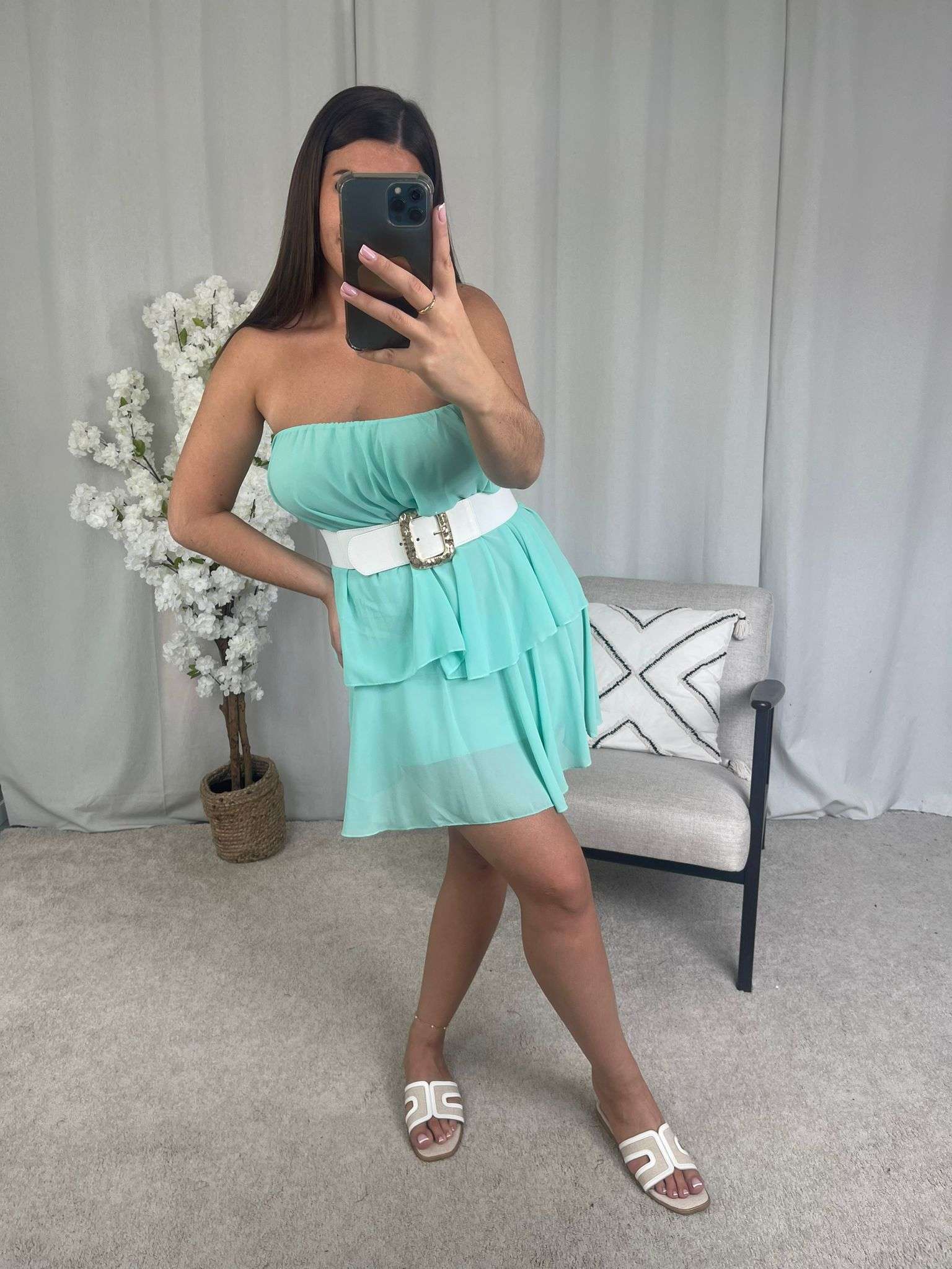 Robe Clarisse vert