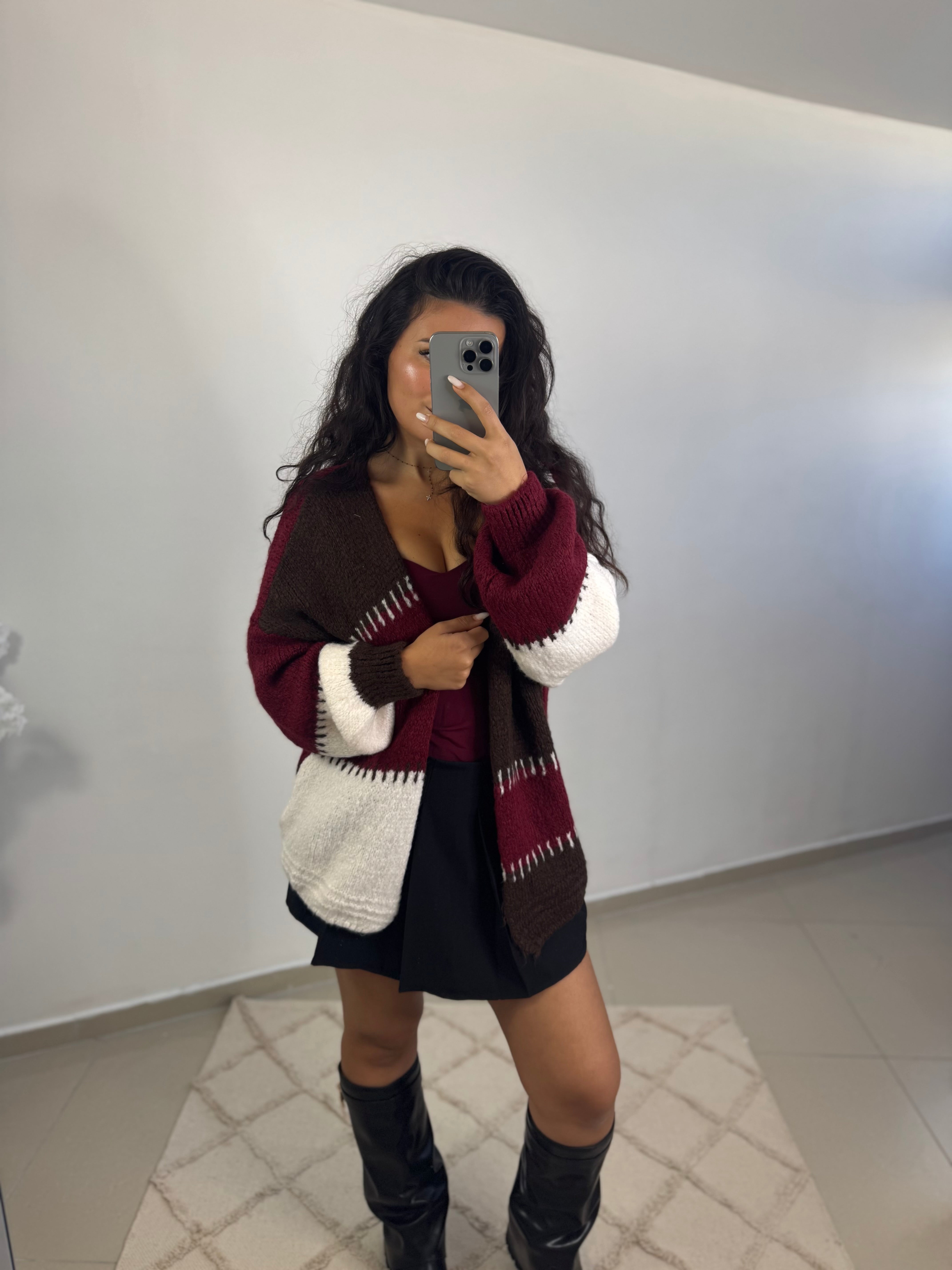 Gilet multicolore
