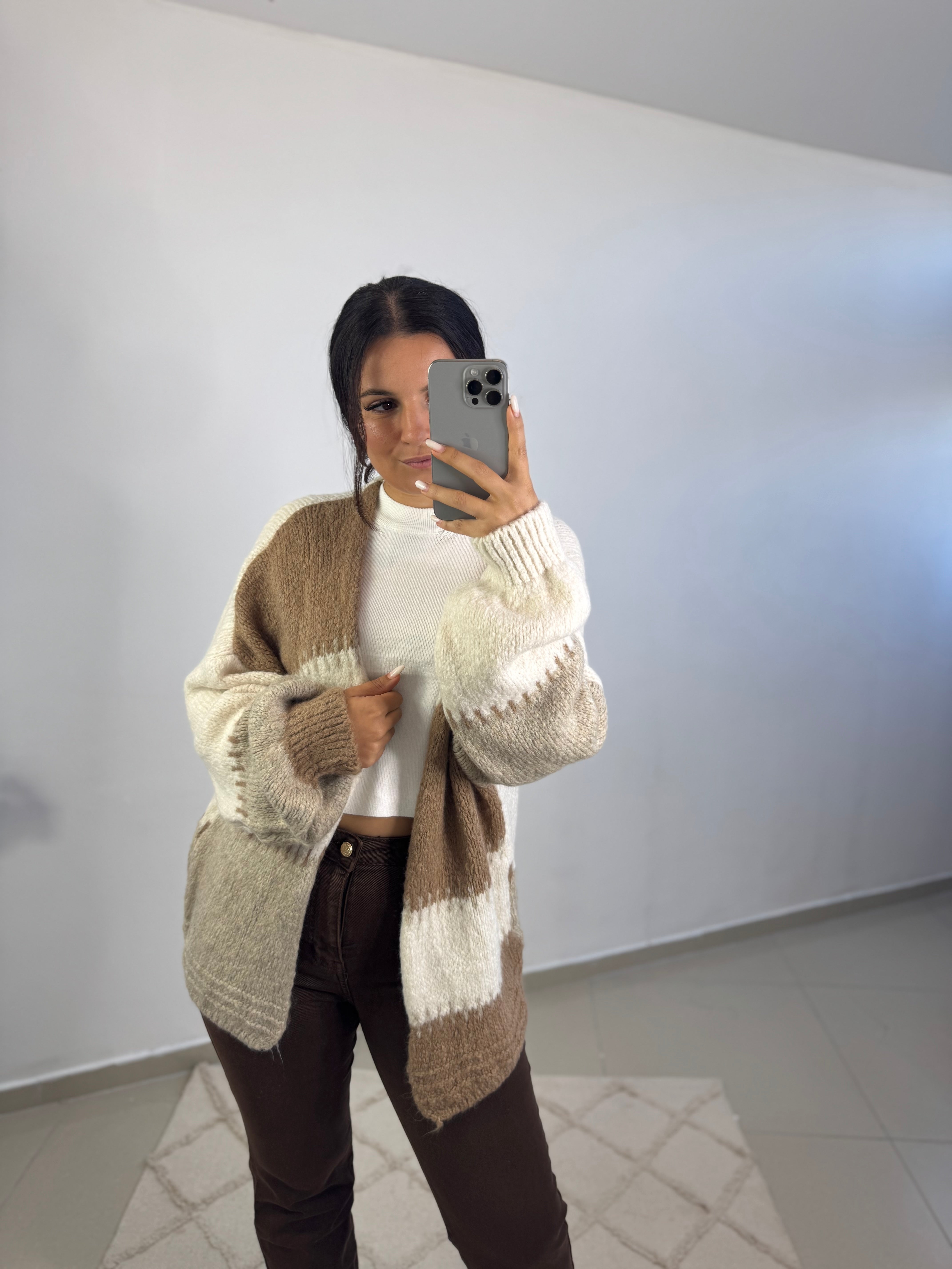 Gilet multicolore