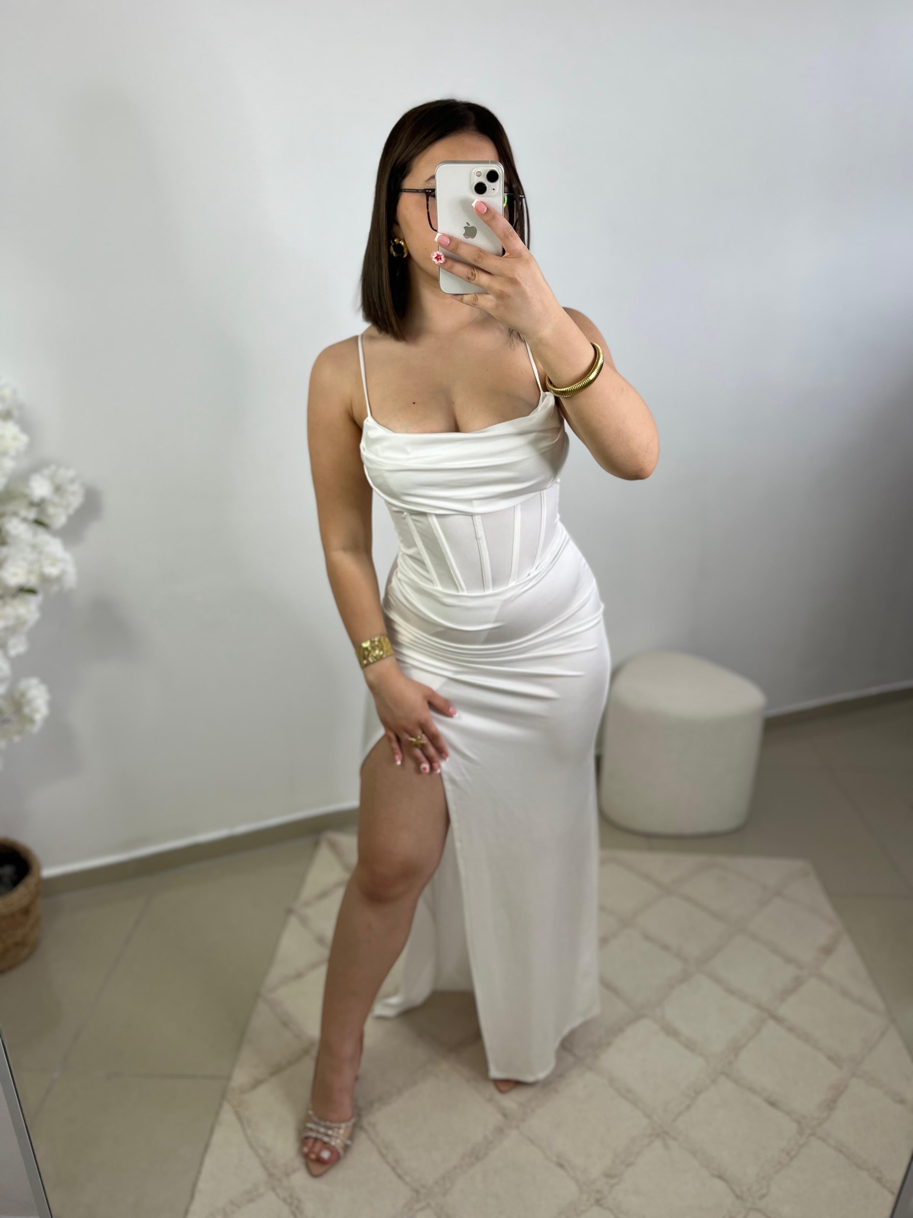 Robe Emy blanc