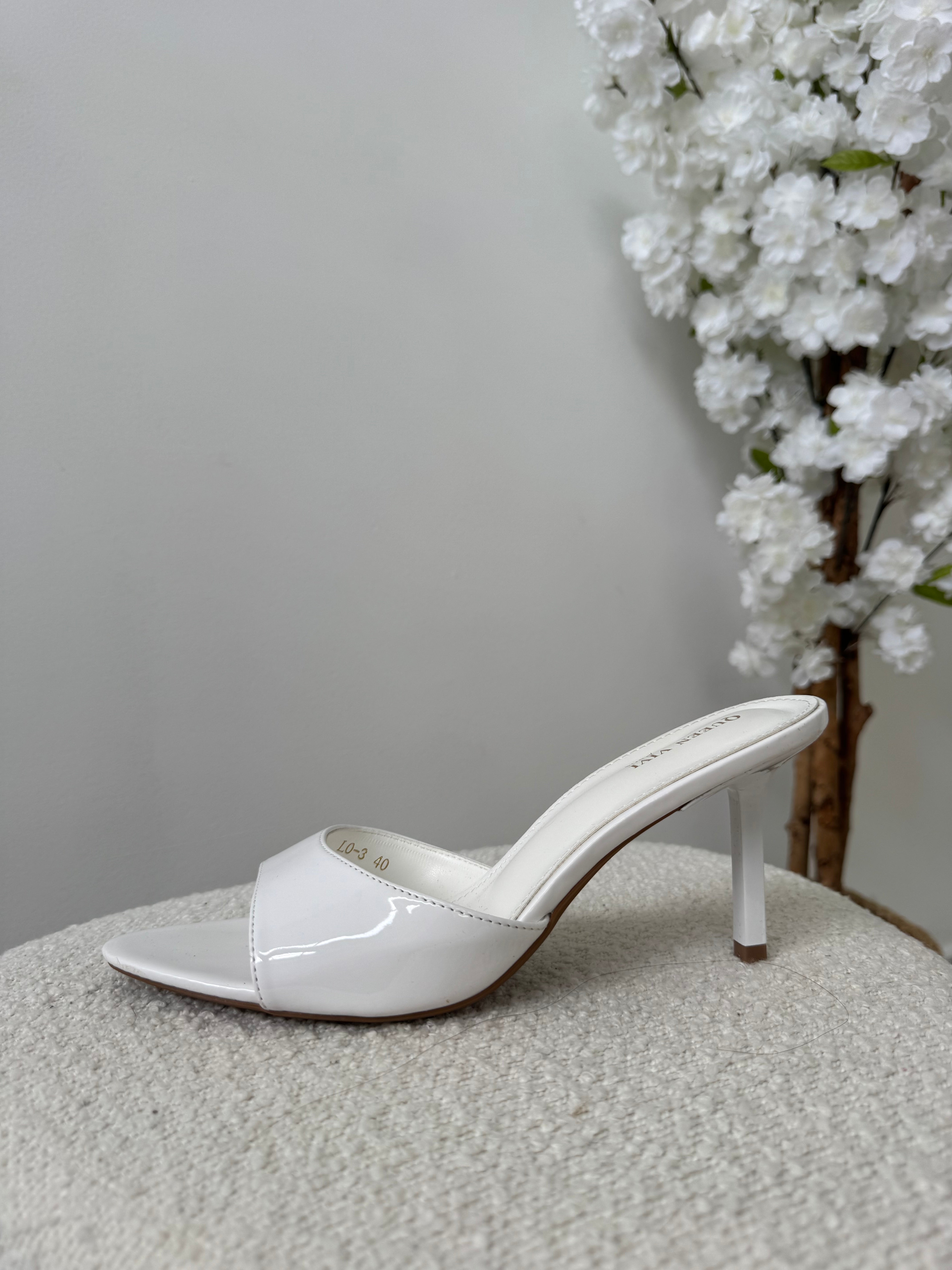 Mules blanche