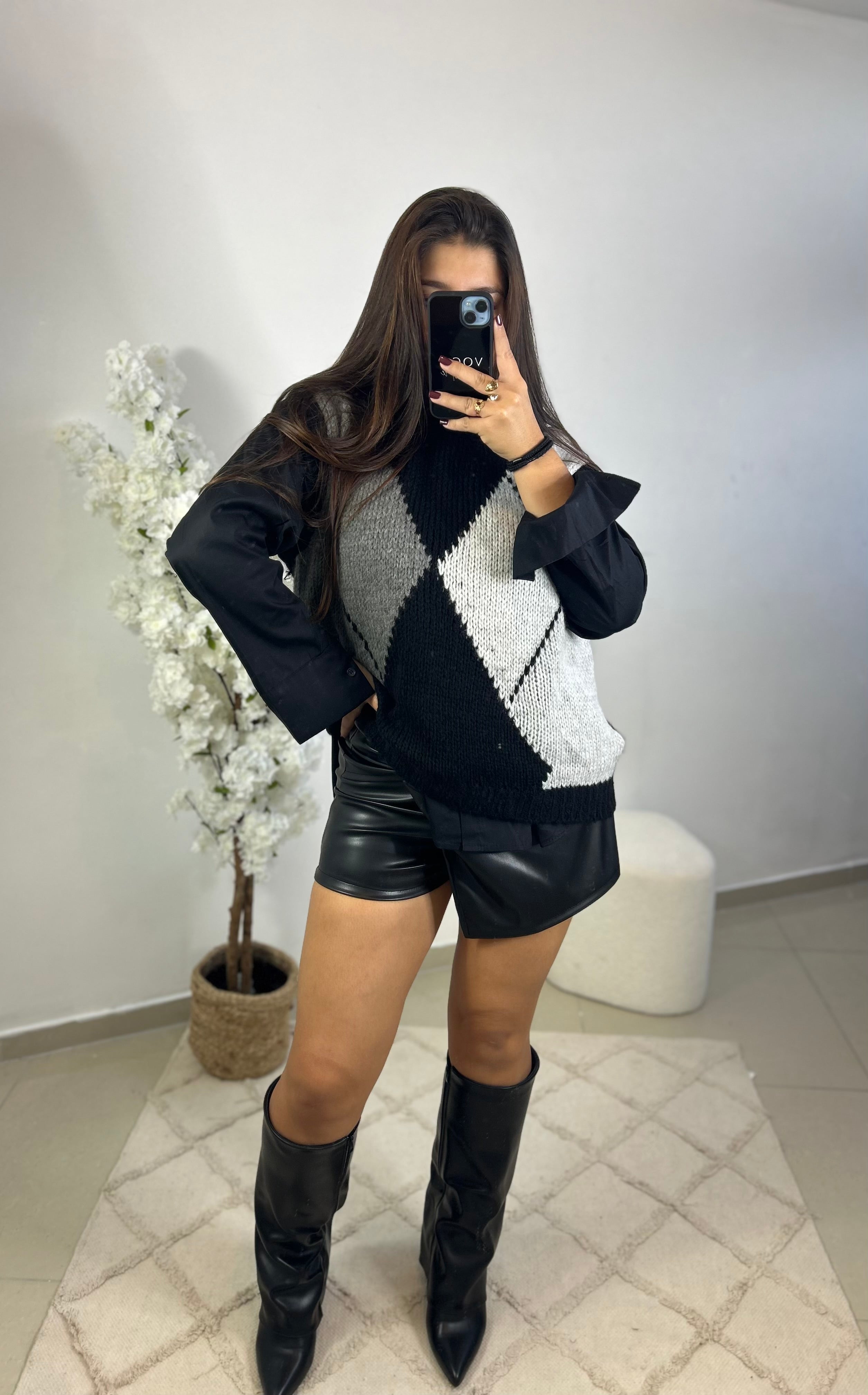 Pull sans manche Sabine