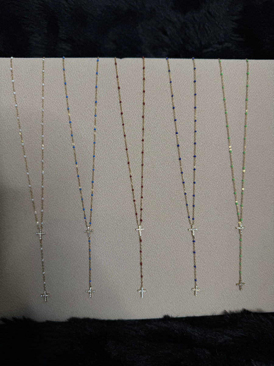 Collier croix