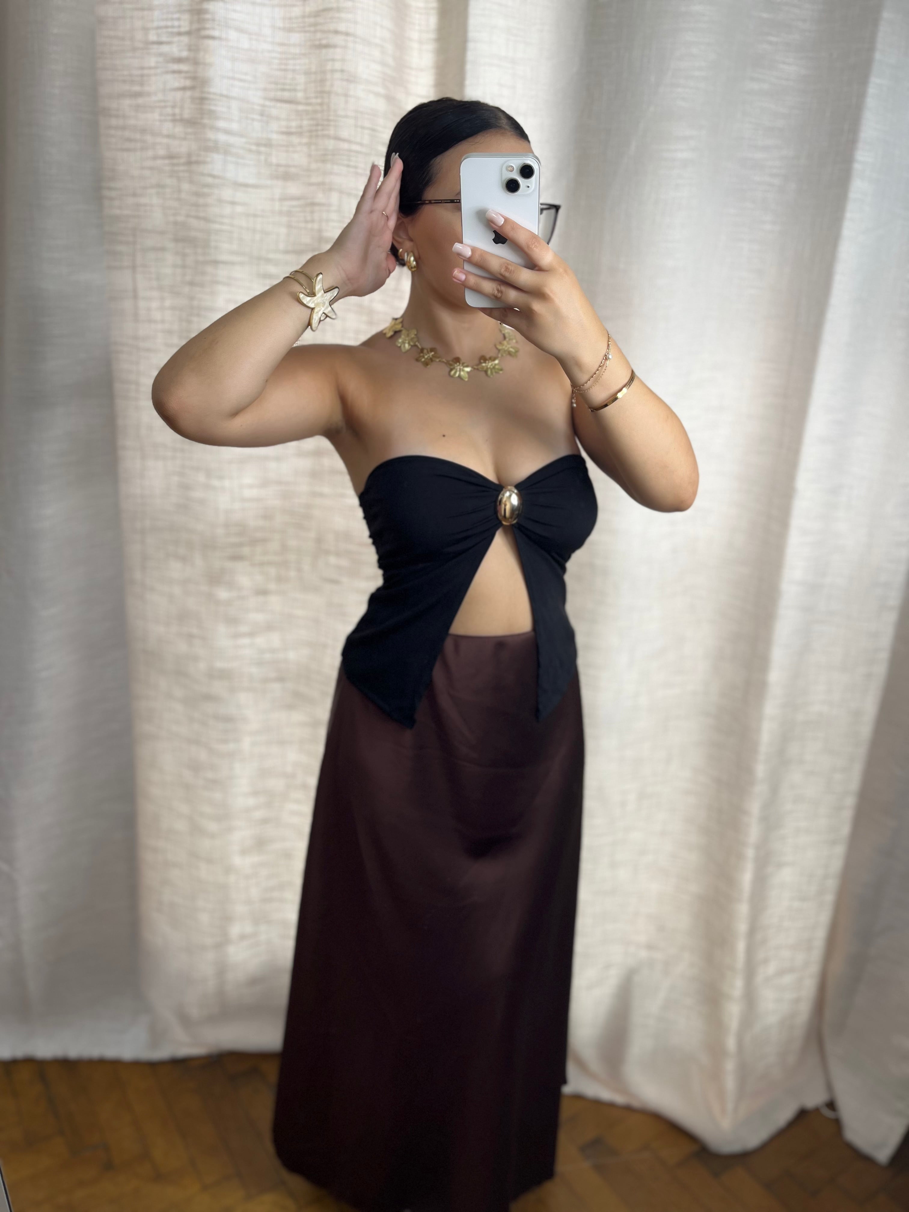 Jupe satin