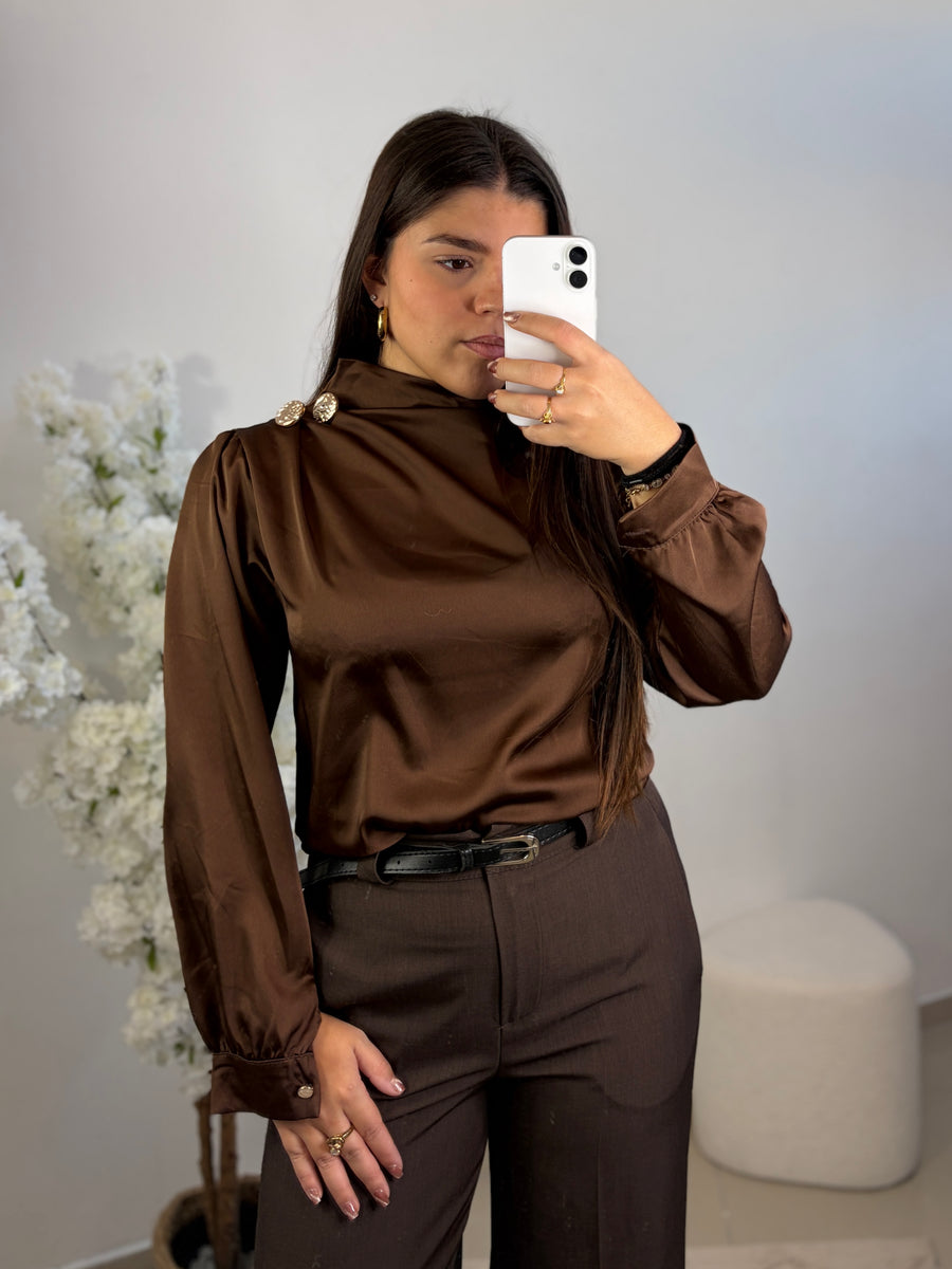 Chemisier satin