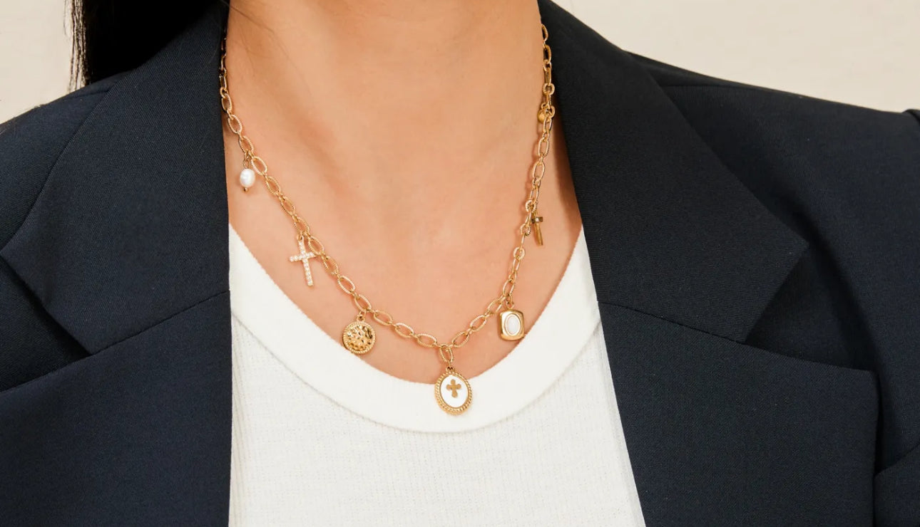 Collier croix