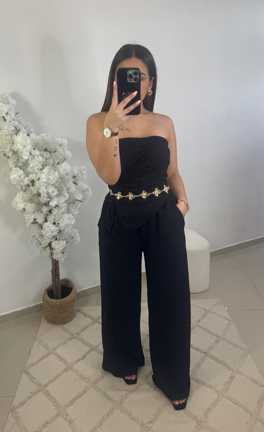 Ceinture fleur D/A