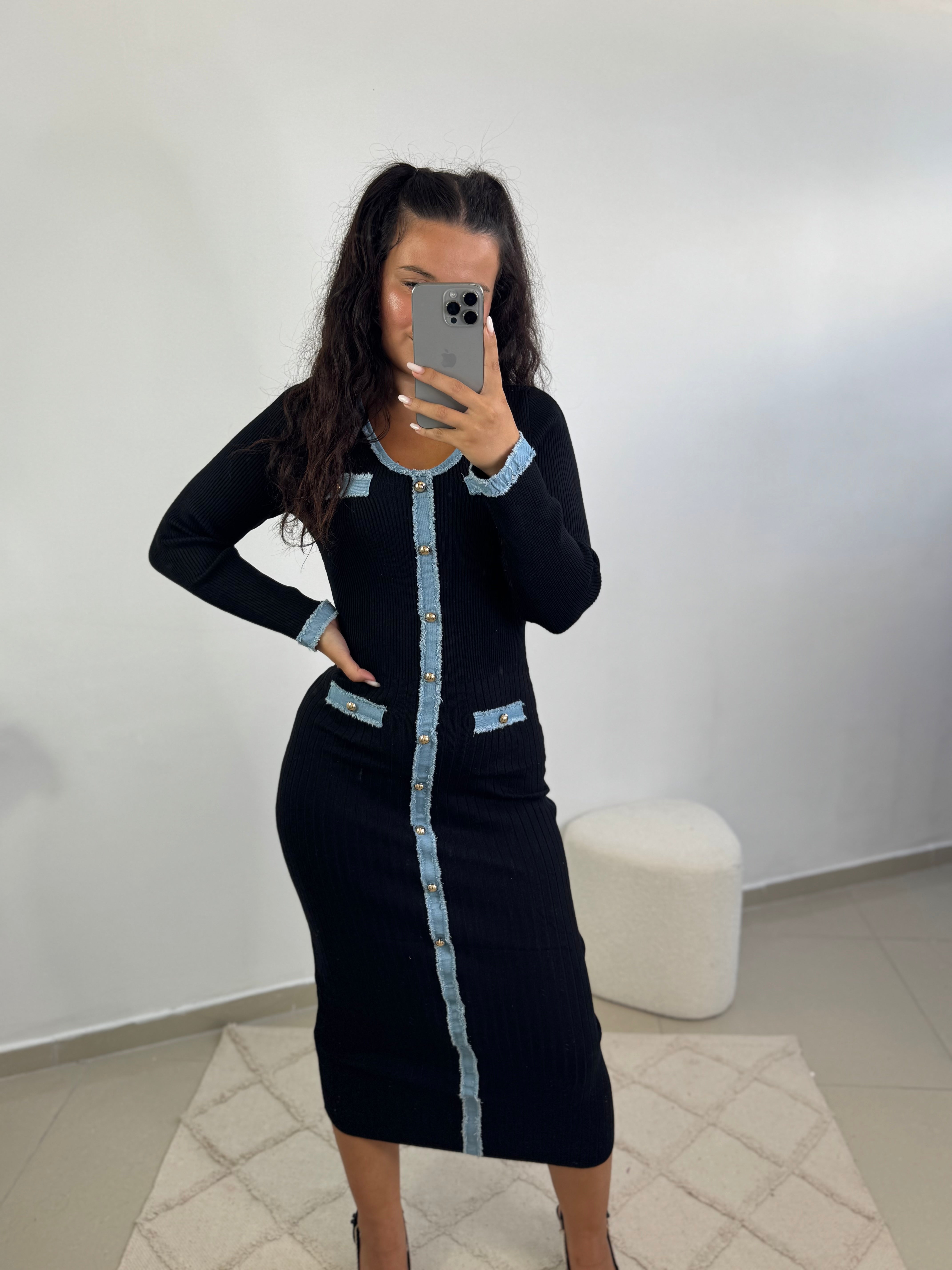 Robe jeans