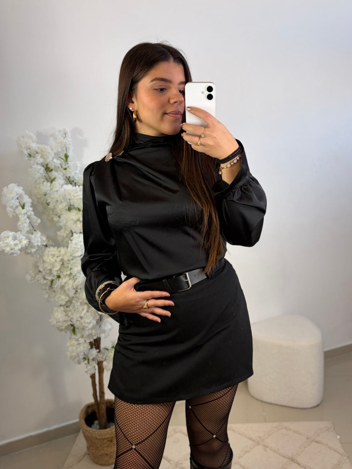 Chemisier satin