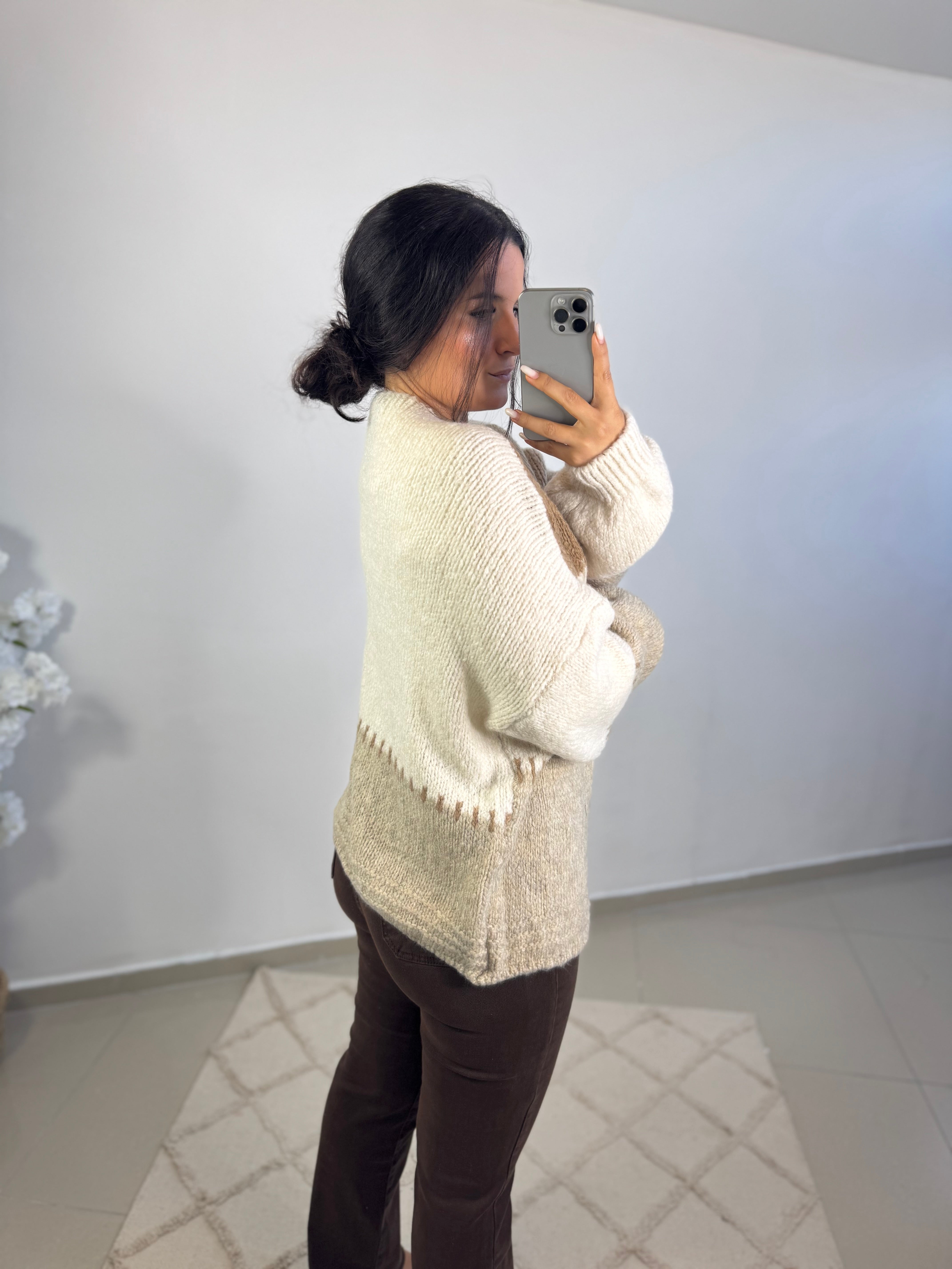 Gilet multicolore